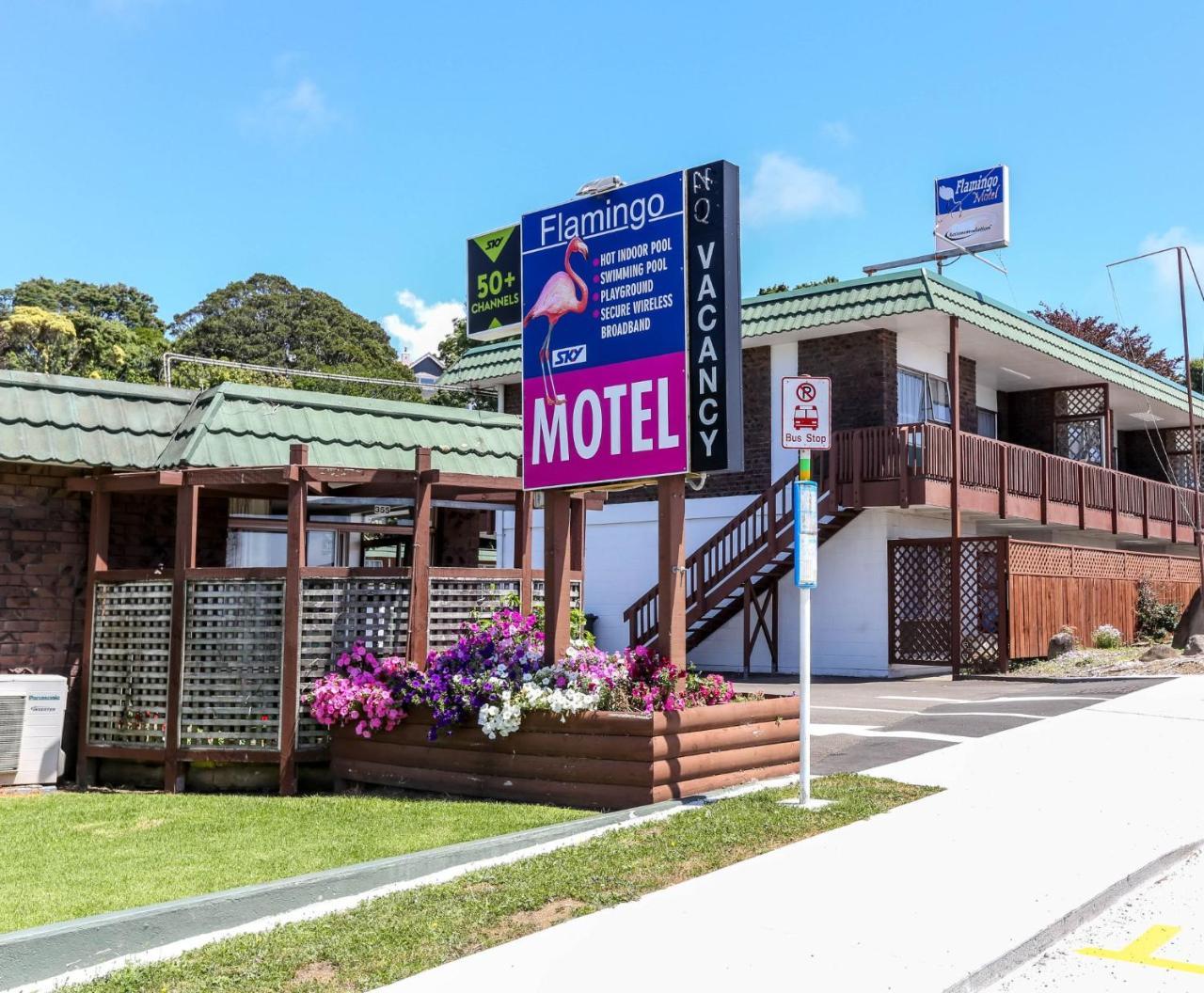 Flamingo Motel ニュープリマス エクステリア 写真